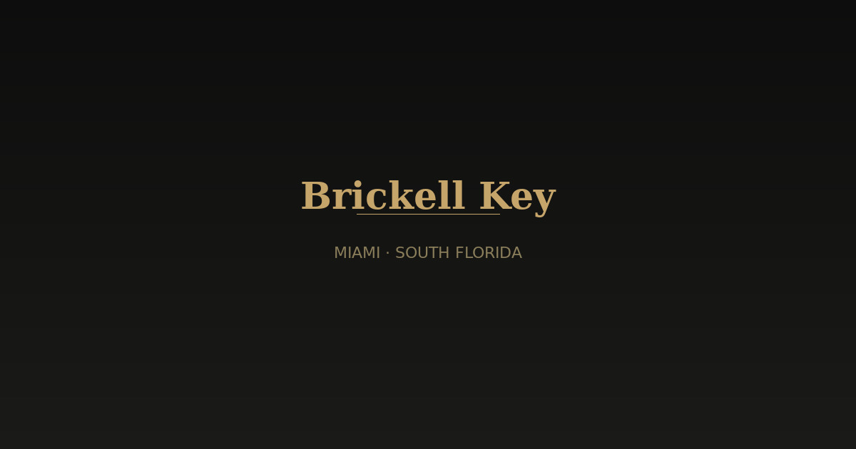 Brickell Key rentals