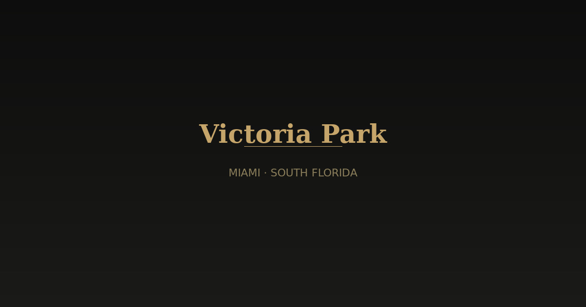 Victoria Park rentals