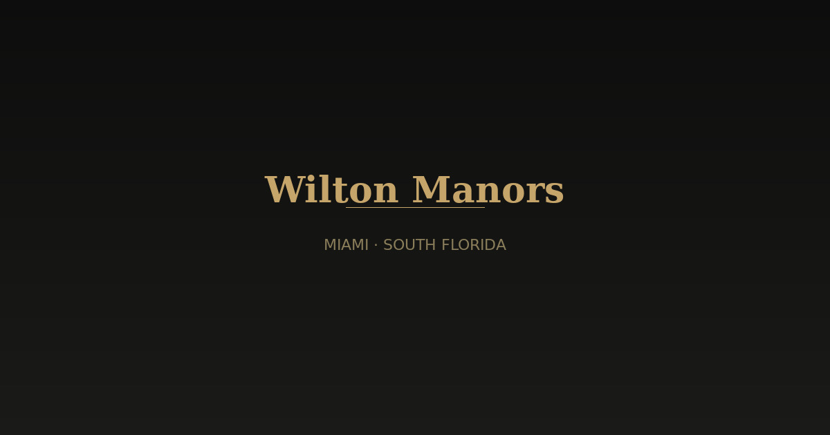 Wilton Manors rentals